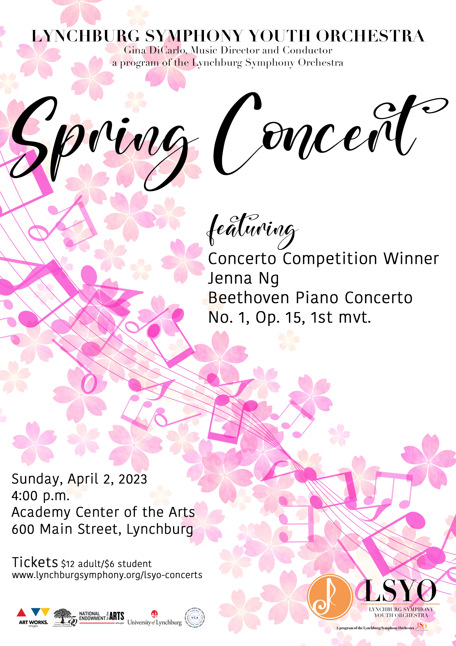 2023 LSYO Spring Concert Poster-sm
